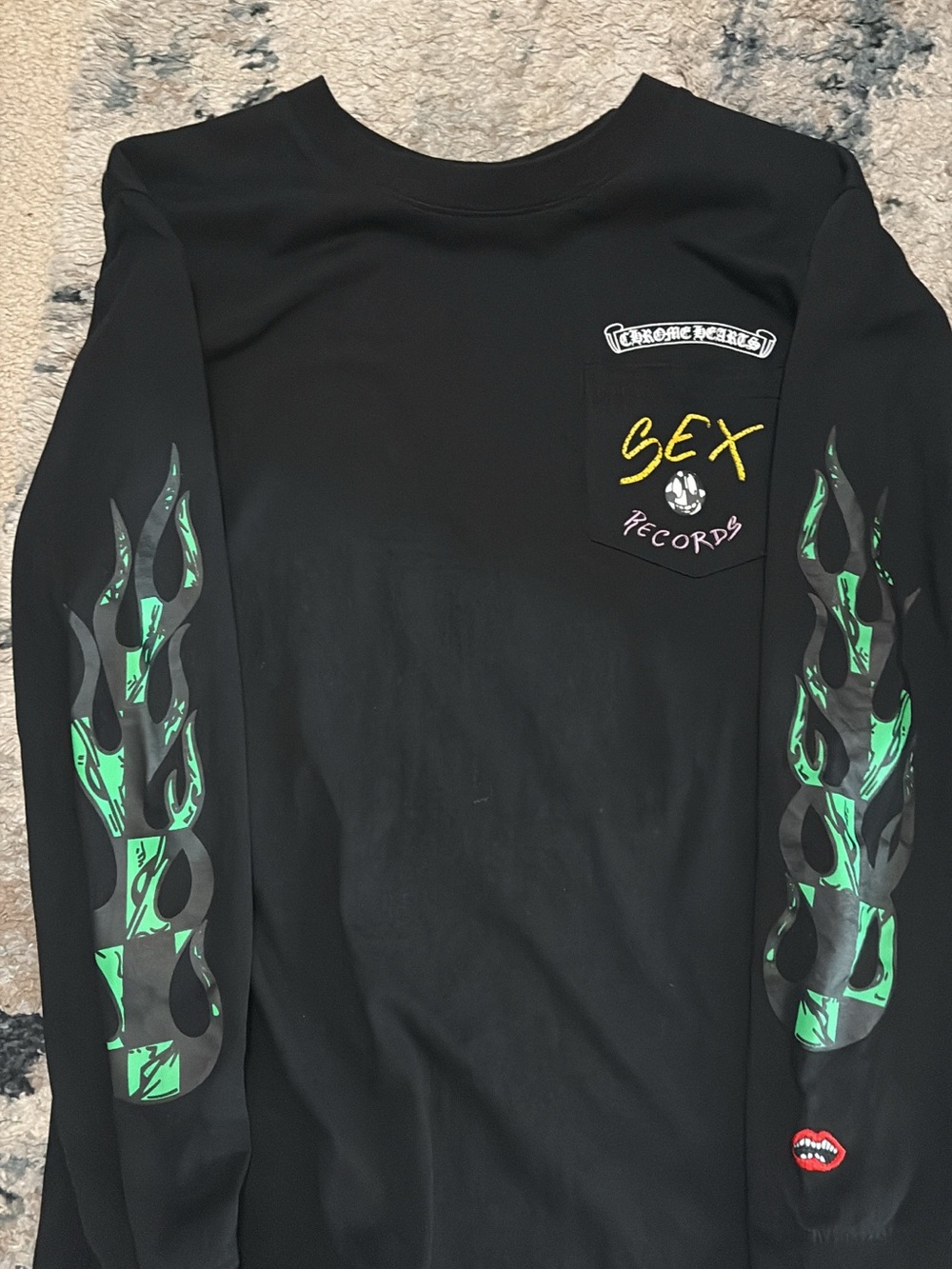 Chrome Hearts Matty Boy S$X Record Stay Fast LongSleeve T-Shirt
